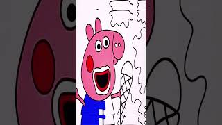 Peppa Pigs Red HOT Secret Revealed 💖💖peppapig peppapigdrawing [upl. by Lim]