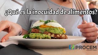 ¿Qué es la inocuidad de alimentos [upl. by Zebaj]