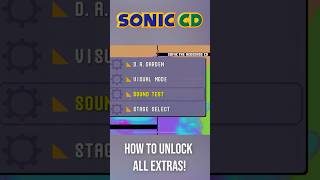 How to Unlock ALL EXTRAS in Sonic CD [upl. by Gujral]