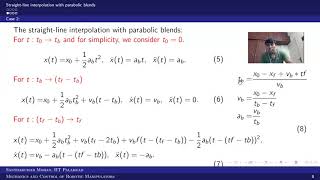 Trajectory generation Straightline interpolation with Parabolic blends and Elliptical trajectory [upl. by Ojaras]