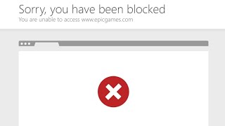 Epic games sorry you have been blocked IS THERE A FIX [upl. by Diandra]