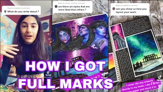 GCSE ART Advice TIKTOK  How to get a 9 in GCSE Art  Part 1 [upl. by Henrieta]