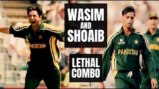 Wasim Akram and Shoaib Akhtars Destructive Spells  Best Fast Bowling  Pakistan vs Netherlands [upl. by Sutsuj]