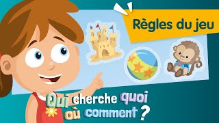 Règles du jeu  Qui cherche quoi où comment  Placote [upl. by Amorette]