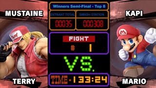 Smash Station 308  AoR  Mustaine vs LS  WAMP  Kapi  Winners SemiFinal  Top 8 [upl. by Hallette]