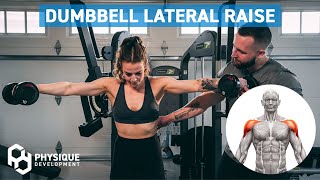 How to Perform Dumbbell Lateral Raise  Form Tutorial [upl. by Suiram]