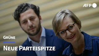 Brantner und Banaszak Neue Parteispitze soll Grüne aus Krise führen  AFP [upl. by Aridaj]