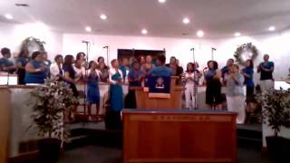 Elim Baptist Church  Womens Weekend 2011  Womens Day Choir quotLift Him Upquot [upl. by Omocaig]