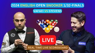 Hossein Vafaei Vs Matthew Stevens LIVE Score UPDATE English Open Snooker 132 Finals Sep 17 2024 [upl. by Mcclenaghan]