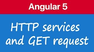 14Enable HTTP services and send a GET request in Angular 5 [upl. by Annek]