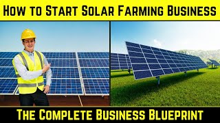 How to Start Solar Farming Business in India  Solar Power Plant Business Plan [upl. by Trimmer582]