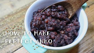 How to make Sweet Adzuki beans Anko [upl. by Alitha]