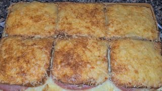 Croque monsieur sans béchamel facile et rapide à faire croquemonsieur recipe fast facile [upl. by Novyak]