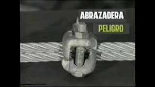 Utilización de eslingas de cables de acero cadena y poliéster Parte 2 [upl. by Ziladnerb]