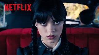 Wednesday Addams Being The Ultimate Mood  Wednesday  Netflix [upl. by Kacey174]