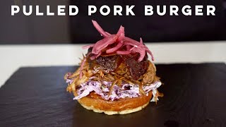 How To Make The Ultimate Pulled Pork Burger [upl. by Enihpad]