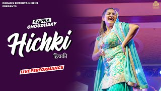 Hichki  Sapna Choudhary Dance Performance  Haryanvi Songs 2022 [upl. by Nylynnej]