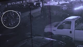 Security video shows aftermath from car driving into group of people in parking lot of Indy bar [upl. by Masao]