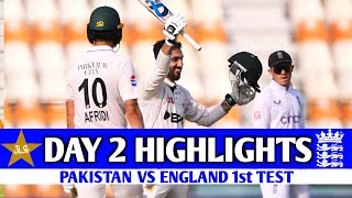 Pak vs Eng 1st Test Day 2 2024 Highlights  Pakistan vs England 1st Test Day 2 Highlights [upl. by Flint367]