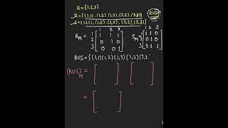 Union of relation  discrete mathematics  shorts   maths  short videos [upl. by Attenyw]