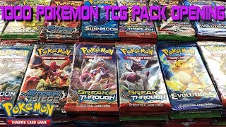 Opening Pokemon cards 1000 Pokemon Booster Pack opening [upl. by Adamsun]