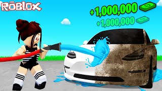 ÇAMURLU ARABA TEMİZLEME😱Roblox Car Wash Tycoon [upl. by Iegres]