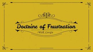 Doctrine of Frustration  Contract Law  Easy way  in Hindi [upl. by Ahsimin]