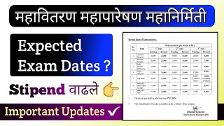 MSEB  MAHATRANSCO  MAHADISCOM Expected Exam Dates  Updates  🔥 [upl. by Emmons]