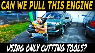 Can We Pull This TDI Engine Using Only Cutting Tools [upl. by Dempster483]