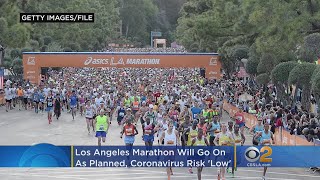 Los Angeles Marathon Will Go On As Planned Risk Of Exposure To Coronavirus Low [upl. by Dripps792]