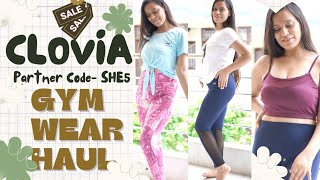 BEST ACTIVEWEARGYM WEAR FROM CLOVIA 💜CLOVIA HAUL UNDER ₹500 COSMOHOLIC SAKSHI [upl. by Uolymme]