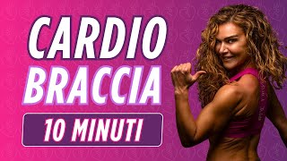 Allenamento a casa donna cardio braccia 10 minuti [upl. by Dorion]