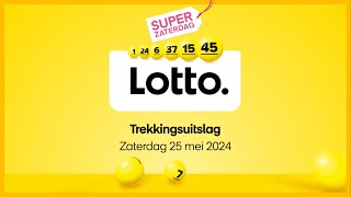 Lotto trekkingsuitslag 25 mei 2024 [upl. by Oelak984]