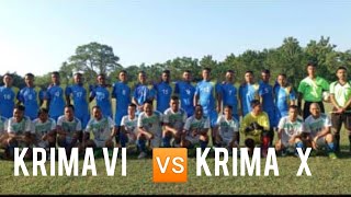 krima Vi 🆚 KRIMA X  Fellowship football match [upl. by Wolfy]