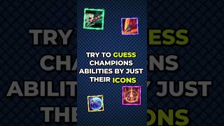 Guess champions Abilities by their ICONS leagueoflegends shorts minigames guessinggame [upl. by Karlan]