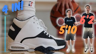 Playing Basketball in Height Increasing Shoes  Im 510 and they made me 62 [upl. by Carma]