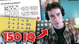 Genius with IQ of 150 takes an IQ Test  Past Live Stream [upl. by Rubenstein]