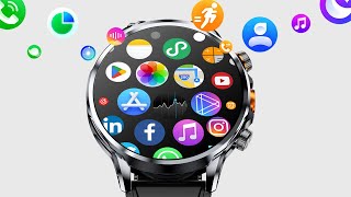 195quot Big Screen Android smartwatch Vwar Core3 with Sim Slot 4G LTE wifi GPS Camera Wirst Phone [upl. by Hteik]