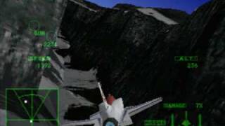 PSX Ace Combat 2  X29 Greased Lightning 12476 [upl. by Weed]