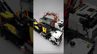 LEGO Technic 42175 Volvo FMX Truck amp EC230 Electric Excavator vs 42043 Arocs amp 42078 Mack Anthem [upl. by Aynam]