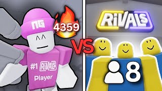 8 NOOBS VS The BEST Player In Rivals Roblox Rivals [upl. by Naget]