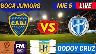 LIVE⚽Boca Juniors vs Godoy Cruz EN VIVO 🚨Liga Profesional Argentina [upl. by Anuahsed]