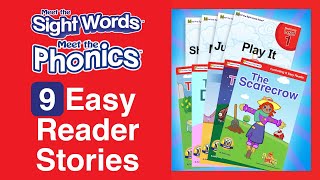 9 Easy Reader Stories  Meet the Sight Words amp Meet the Phonics  Preschool Prep Company [upl. by Cherida518]