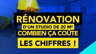 💸 Combien coûte la rénovation dun studio de 20 m²  Les chiffres [upl. by Koy]