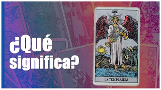 La Templanza del Tarot  significado de la carta [upl. by Soracco]