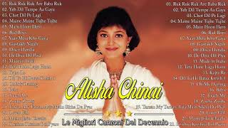 Top Alisha Chinai Songs  Hits of Alisha China  Alisha Chinai Bollywood Songs Hindi Old Songs 2021 [upl. by Teemus]