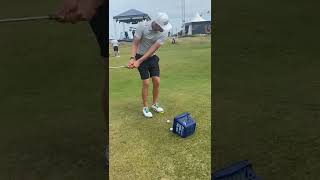 Adrian Meronks golf drills with The Force Pedal at The 150th Open with Matthew Tipper [upl. by Nnylecoj7]