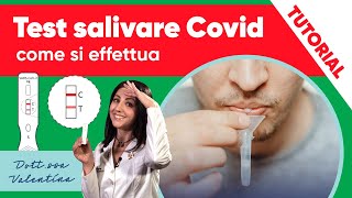 Test salivare Covid ecco come si effettua [upl. by Lleon]