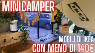 Ho camperizzato un DOBLO con mobili di IKEA [upl. by Sanfourd774]