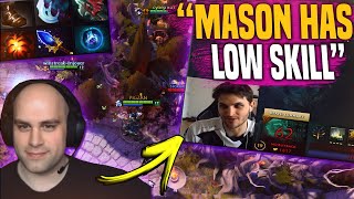 Mason Reacting to BSJ Flaming His Skills EU Dota Is Much Better Than NA [upl. by Tam]